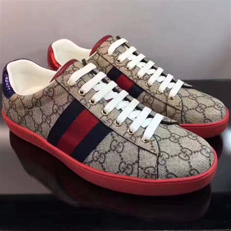 mens gucci trainer|gucci sneakers for men cheap.